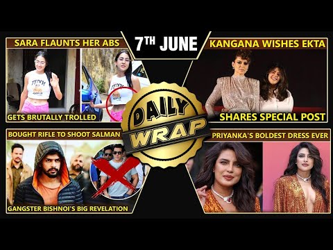 Kangana Wishes Ekta, Salman's Life In Danger, Priyanka Looks Elegant | TOP 10 NEWS