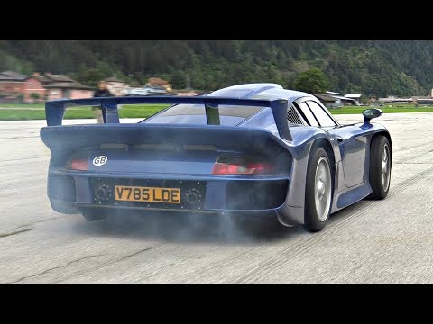 Porsche 911 GT1 Strassenversion Goes DRAG RACING! - Start Up & Full Throttle Accelerations!