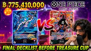 The Final Test Before Treasure Cup... Brook vs Enel! Road to Rank 1 | OP15