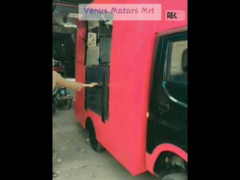 Printed food van food truck, diesel, 11.94 hp