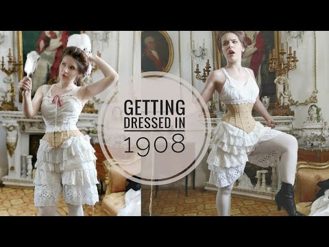 Getting dressed in 1908