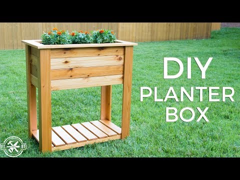 DIY Raised Planter Box with Hidden Drainage | How to Build