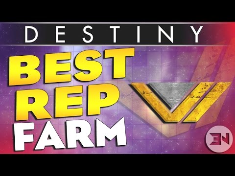 Destiny Reputation Farming 2016 - The FASTEST Way To Rank Up Vanguard / Faction Reputation SOLO.
