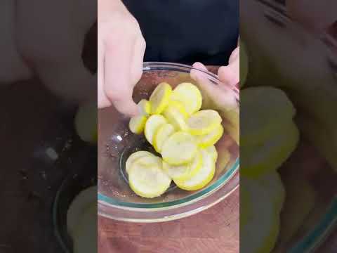 Air Fryer Squash - East and Healthy #airfryer #squash #vegetables #shorts