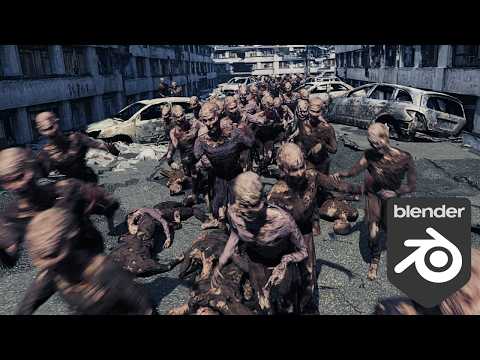 Blender zombie horde tutorial (Active ragdolls)