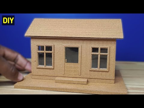How To Make Detailed Cardboard House [V-75]