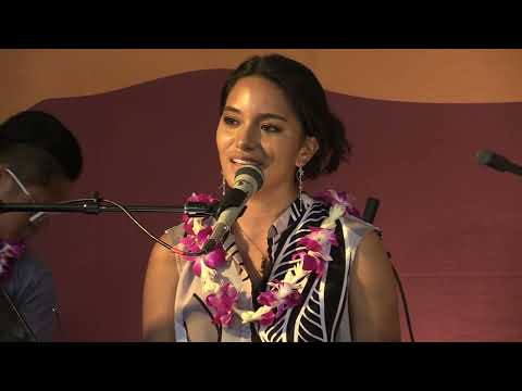 Malie Lyman, "E Maliu Mai", At The 35th Annual Hawaiian Steel Guitar Festival 2023 In Cupertino, CA
