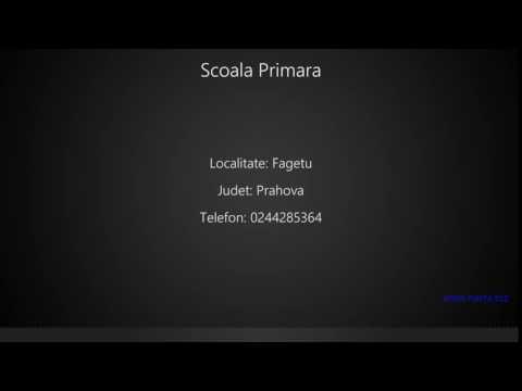 Scoala Primara Fagetu