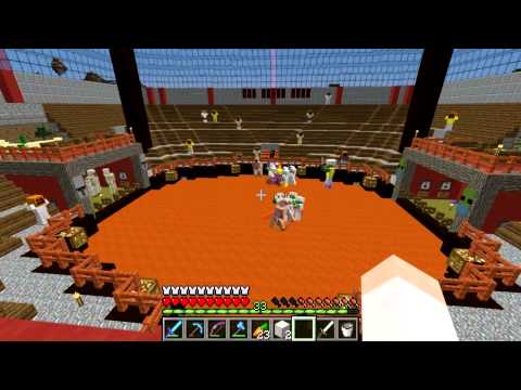 Minecraft Let's Play Ep. 142- Zombies vs. Golems