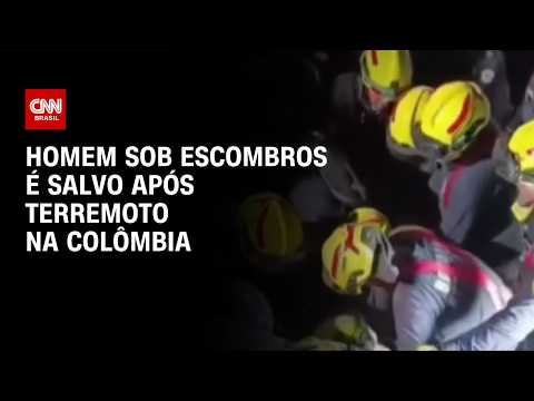 Veja resgate de sobrevivente em prédio atingido por terremoto em Cali | BASTIDORES CNN