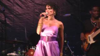 Goapele performs &quot;4am&quot; at the Baldwin Hills Crenshaw Plaza 2011 concert series