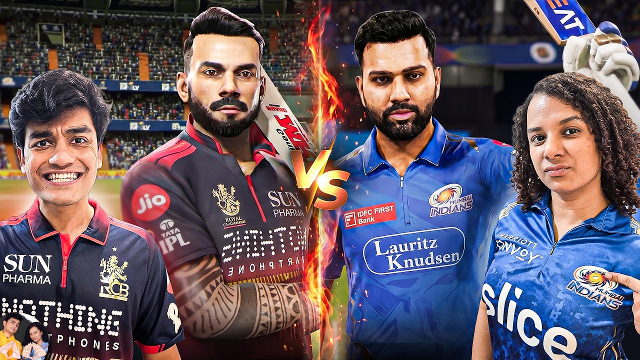 Playing RCB v MI 2026 | Most Real IPL Game | SlayyPop