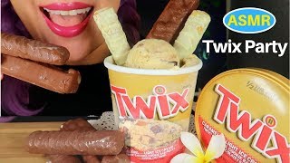 Download lagu ASMR 트윅스 아이스크림 한통 초코바 리얼사운드 먹방| TWIX ICE CREAM  TWIX CANDY BAR EATING SOUND|CURIE. ASMR mp3
