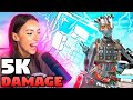 The MOST CHAOTIC 5k damage games - Claraatwork Apex Legends