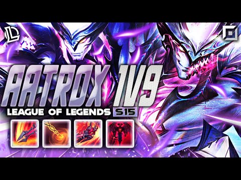 AATROX MONTAGE #22 - AATROX 1V9 | Ez LoL Plays