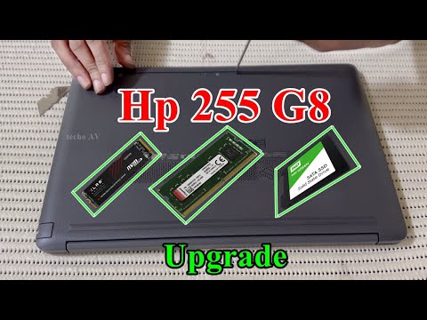 HP 255 G8 M.2 NVMe SSD Upgrade | Ram and SSD Upgrade Options | AMD Ryzen | Disassembly