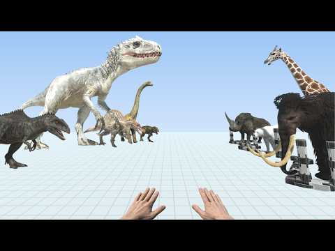 FPS Avatar Rescues Animals vs Dinosaurs | ARBS