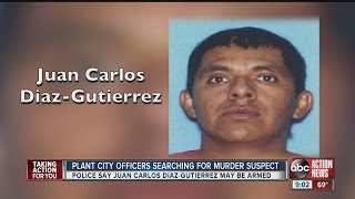 Plant City officers searching for murder suspect