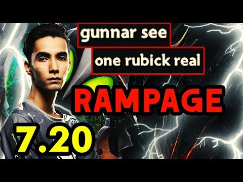 Sumail Rubick Double Rampage - Dragon Knight Mid - Evil Geniuses Dota 2 Update 7.20