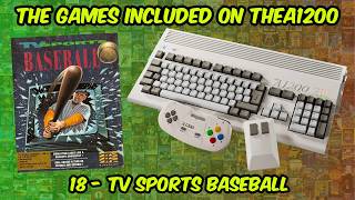 The Games Included On The A1200 - Part 18: TV Sports Baseball