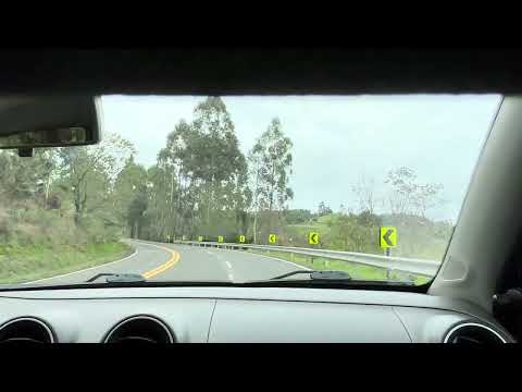 Subida da serra da morte entre Sapopema/PR e São Jerônimo da Serra/PR. Polícia na pista com radar. 