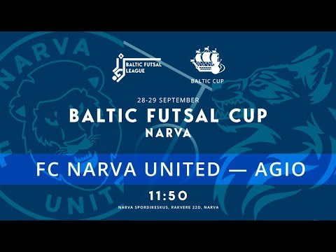 Baltic Futsal Cup. FC Narva United - AGIO. Прямая трансляция РУС