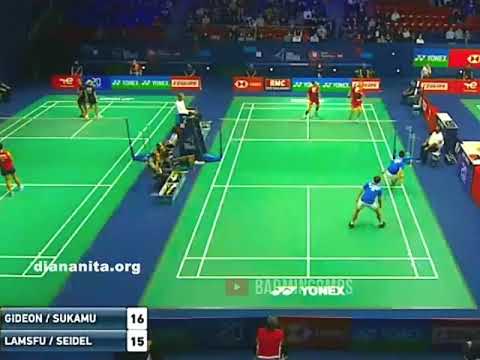 Hihglight French Open 2021 R16 | Kevin/Marcus vs Lamsfuss/Seidel #badminton #frenchopen2021 #kevin