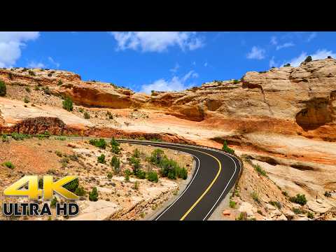 Red Rock Scenic Drive Through Colorado National Monument 4K