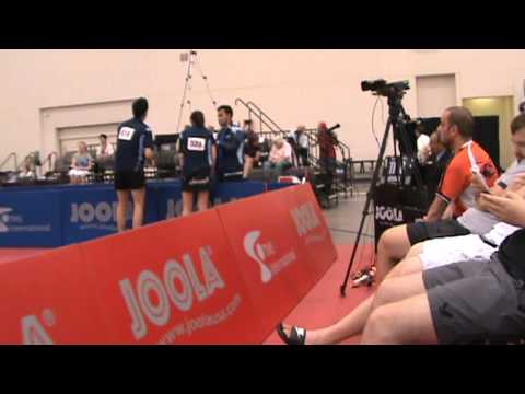 Zhou Xin/Maggie Meng Tian vs Jiaqi Zheng/Xia Jiwei US Open Mixed Doubles 2012 07/04 14:52:00u