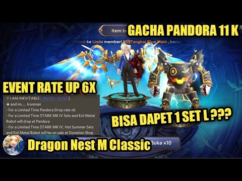 COBAIN GACHA YG KATANYA RATE UP 6X - Dragon Nest M Classic