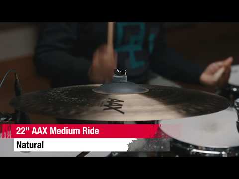 Sabian AAX 22" Medium Ride Natural Finish - Get it from Cymbal House
