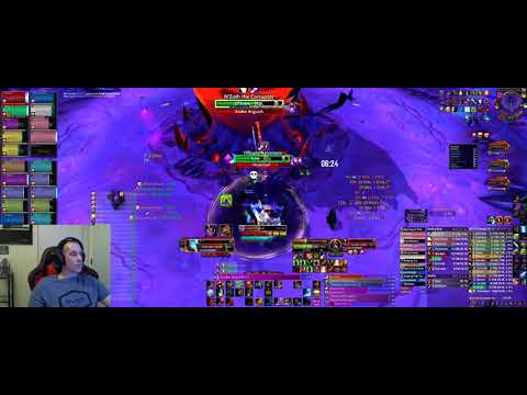 Mythic Nzoth - Current World Rank 1 DPS Parse + R6 Healing - Murdoc Blood DK POV