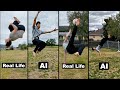AI Vs Real Life Parkour And Flips