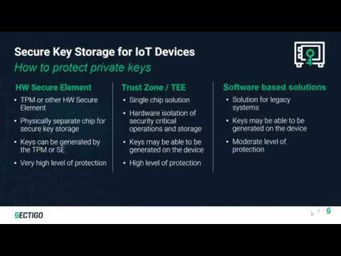 Secure Key Storage for IoT Devices