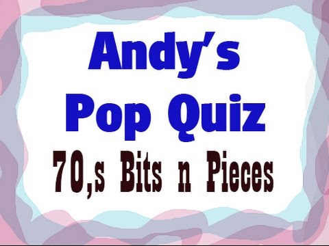 Pop Quiz No81 - 20 x 70s Songs.