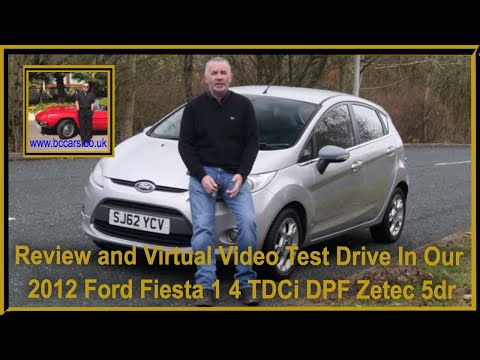 Testbericht und virtuelle Video-Testfahrt in unserem 2012 Ford Fiesta 1 4 TDCi DPF Zetec 5dr