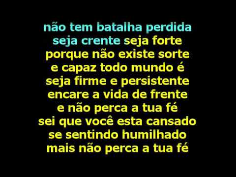 Não Perca Tua Fé - Compositor RICK - PLAY BACK - donomarshopping.net