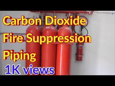Carbon dioxide (co2) fire suppression system piping installa...