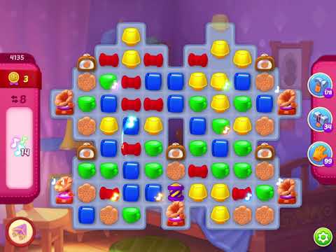 Homescapes Level 4135 With No Boosters - Super Hard Level