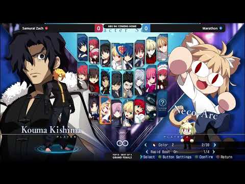 ABU 84: Coming Home - Samurai_Zach[L] vs Marathon - Melty Blood: Type Lumina Grand Finals