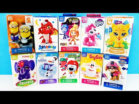 СЮРПРИЗЫ СВИТ БОКС Mix! My little pony, ФИКСИКИ, Мимимишки, МИНЬОНЫ, Щенячий патруль, БУБА, Пушитики