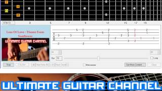 [Guitar Solo Tab] Loss Of Love - Theme From Sunflower (Henry Mancini)