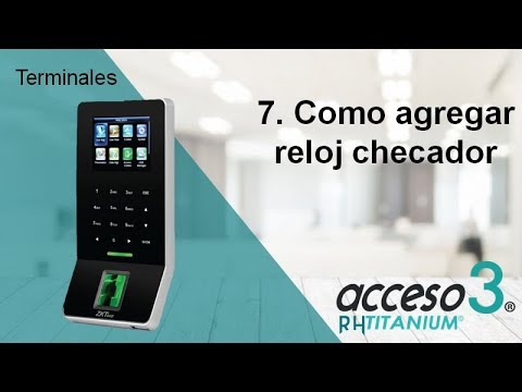 Agregar reloj checador