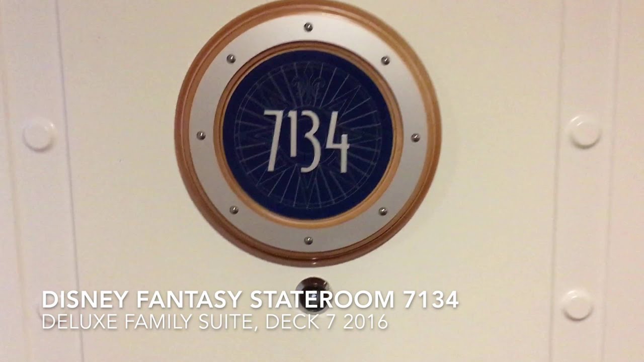 Disney Fantasy - Cabin 7134 - Video 1