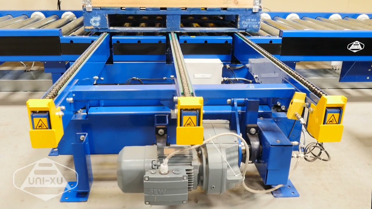 Triple Chain Transfer: Modular Pallet Conveyor Module