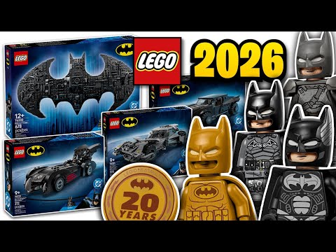 LEGO Batman 20th Anniversary 2026 Sets OFFICIALLY Revealed
