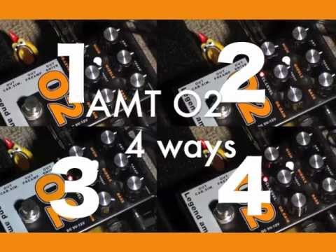Демонстрация звучания гитарного предусилителя AMT O2