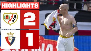 RAYO VALLECANO 2 - 1 CA OSASUNA | HIGHLIGHTS LALIGA EA SPORTS