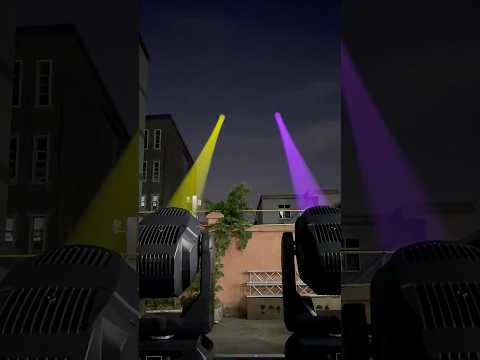 120W Laser Moving Head Light + Portable Power – Total Freedom Stage Lighting!