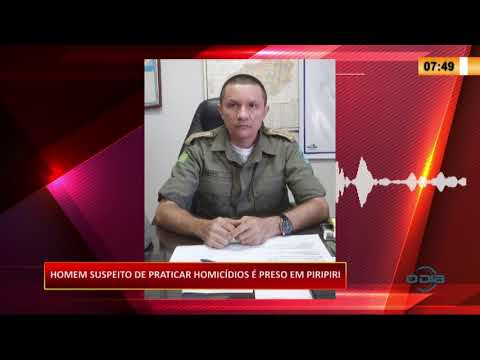 Suspeito de praticar homiciÌdios eÌ preso em Piripiri 07 09 20